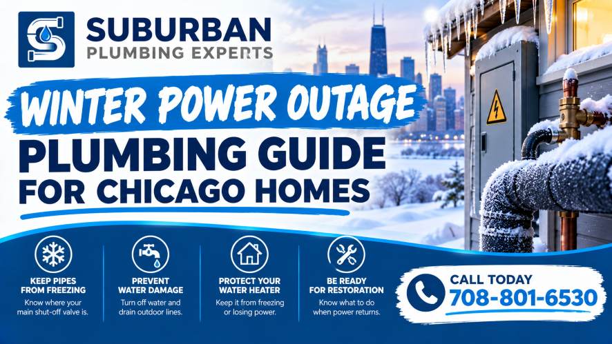 winter power outage plumbing chicago